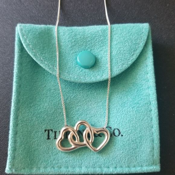 Tiffany & Co. Three Hearts Pendant Necklace - Picture 5 of 9